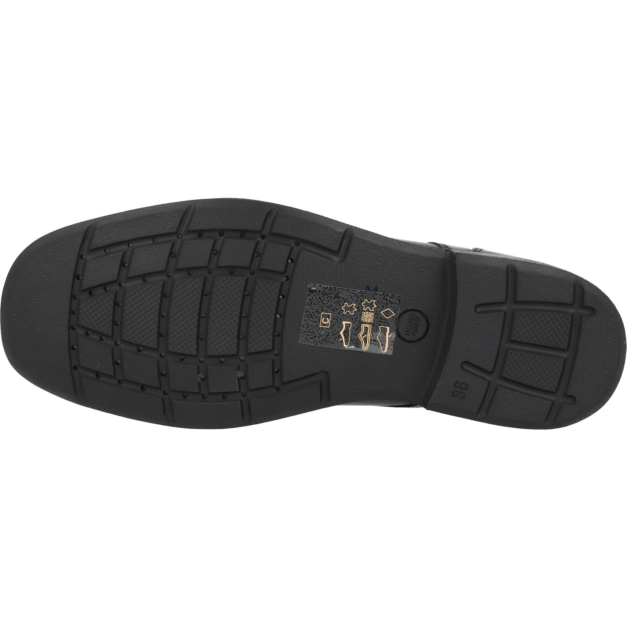 Geox Federico Black School Shoes