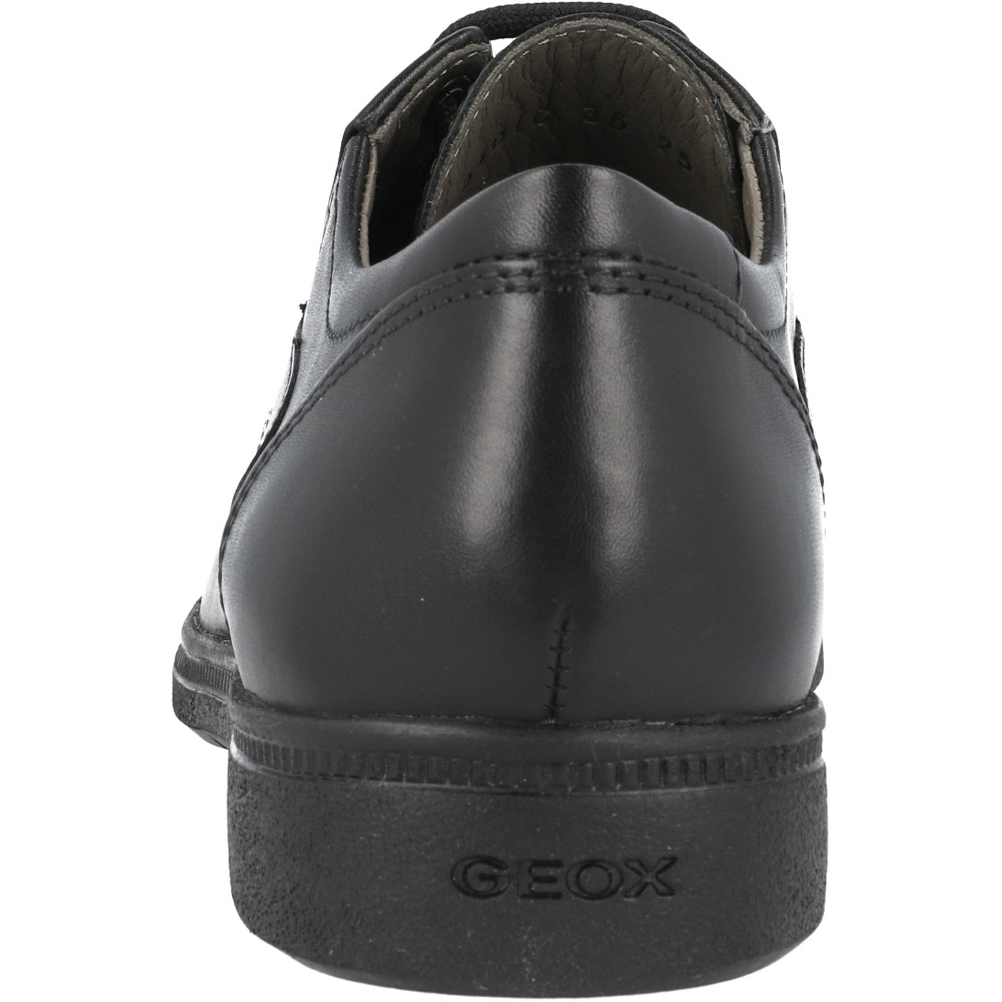 Geox Federico Black School Shoes