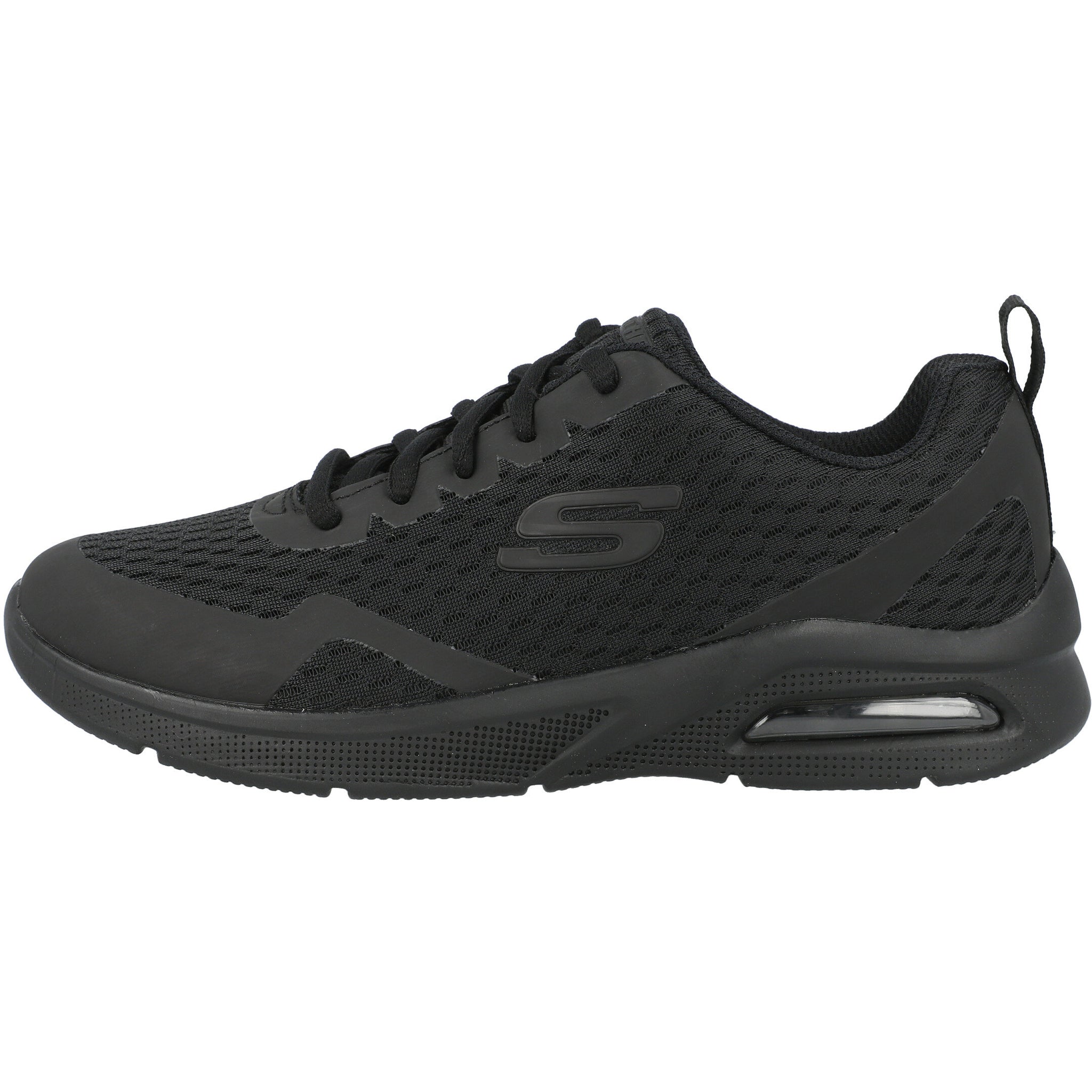 Skechers Microspec Max Black Trainers