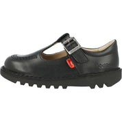 Kickers Kick T-Bar Black Shoes