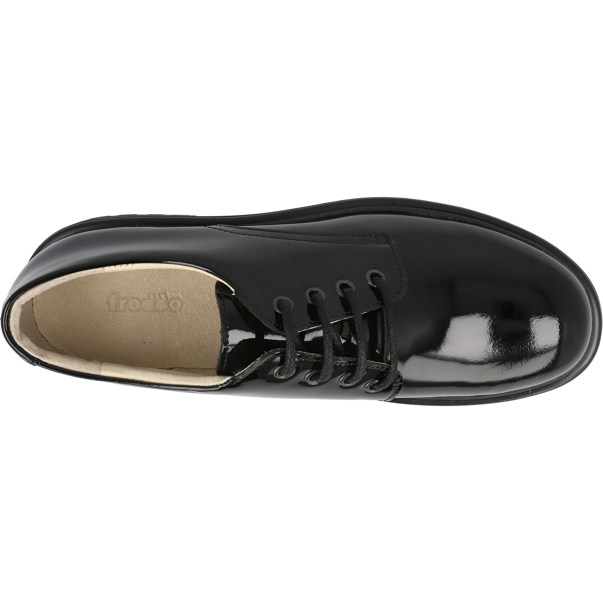 Froddo Lea Black Patent School Shoes