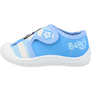 Bluey Blue Canvas Trainers