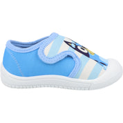 Bluey Blue Canvas Trainers