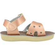 Salt-Water Sun-San Sweetheart Rose Gold Sandals