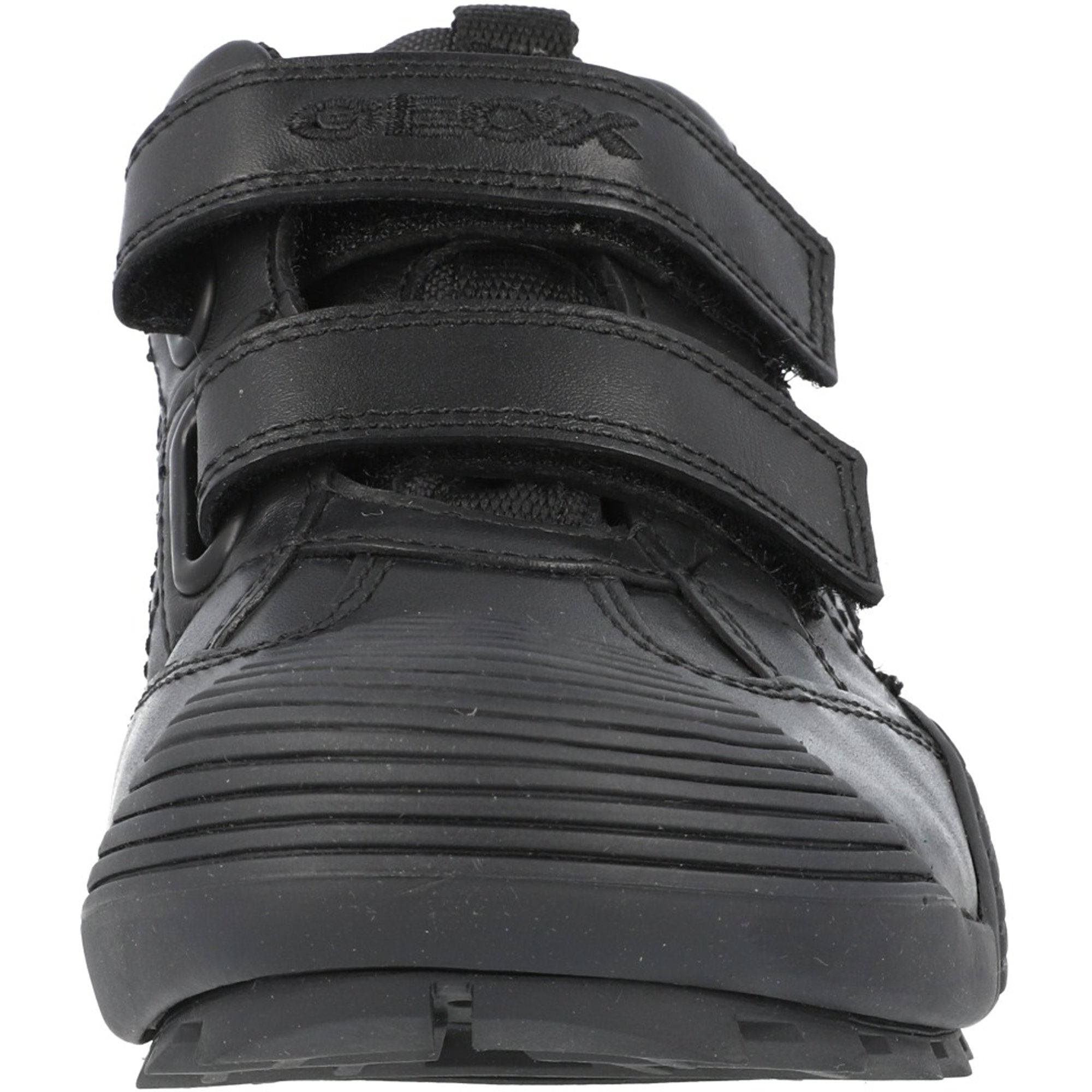 Geox J Savage Black School Shoes