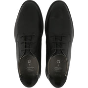 Geox Zheeno Black Leather School Shoes