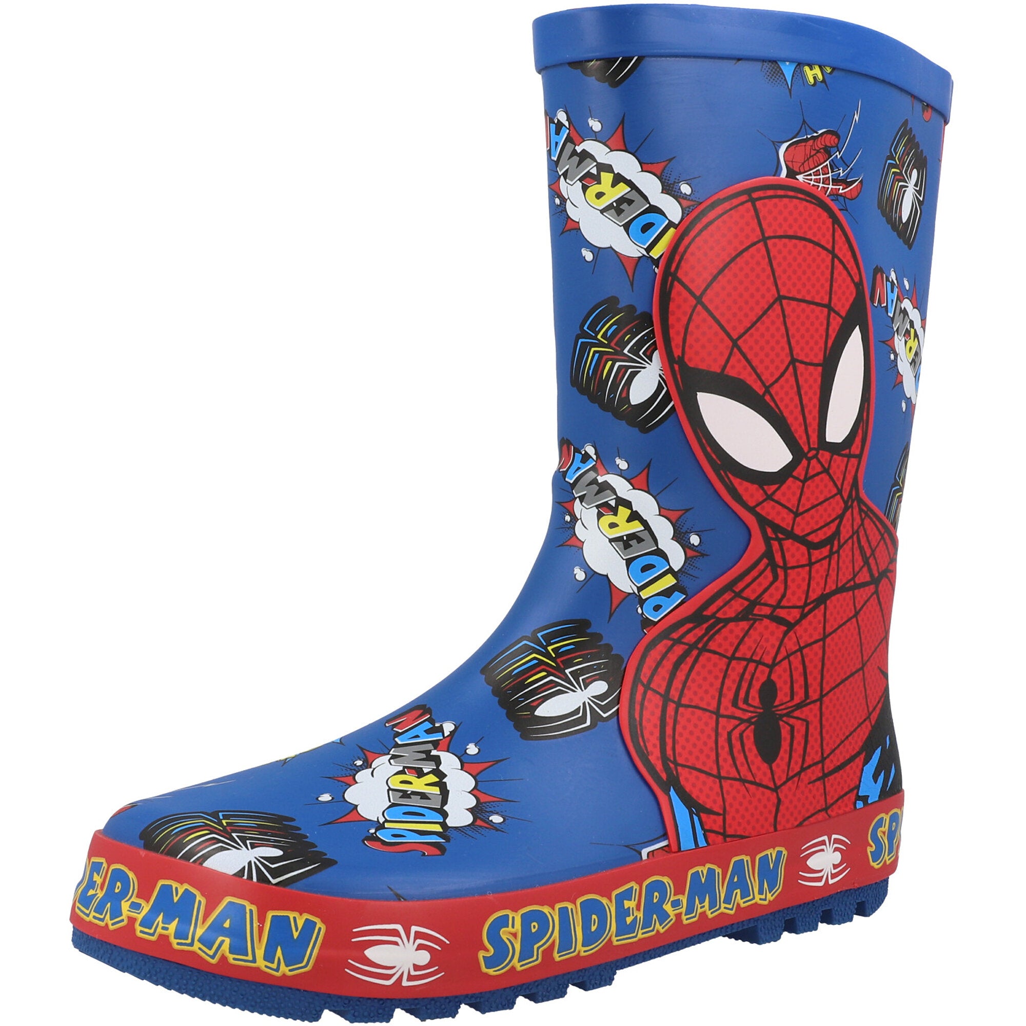 Spiderman Marcel Blue Wellington Boots