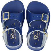 Salt-Water Sun-San Surfer Cobalt Sandals