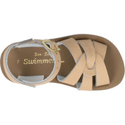 Salt-Water Sun-San Swimmer Latte Sandals