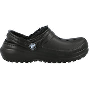 Crocs Kids Black Classic Lined Clog