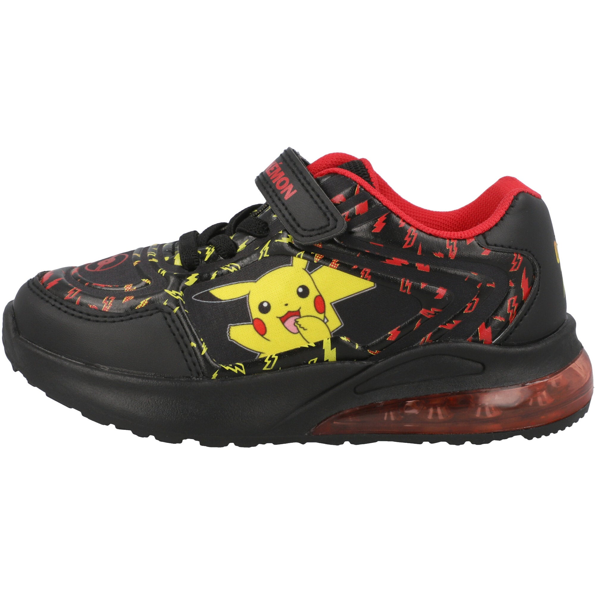 Pokémon Electric Emboss Lights Black Trainers