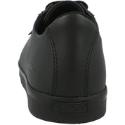 Kickers Tovni Lacer Black School Shoes