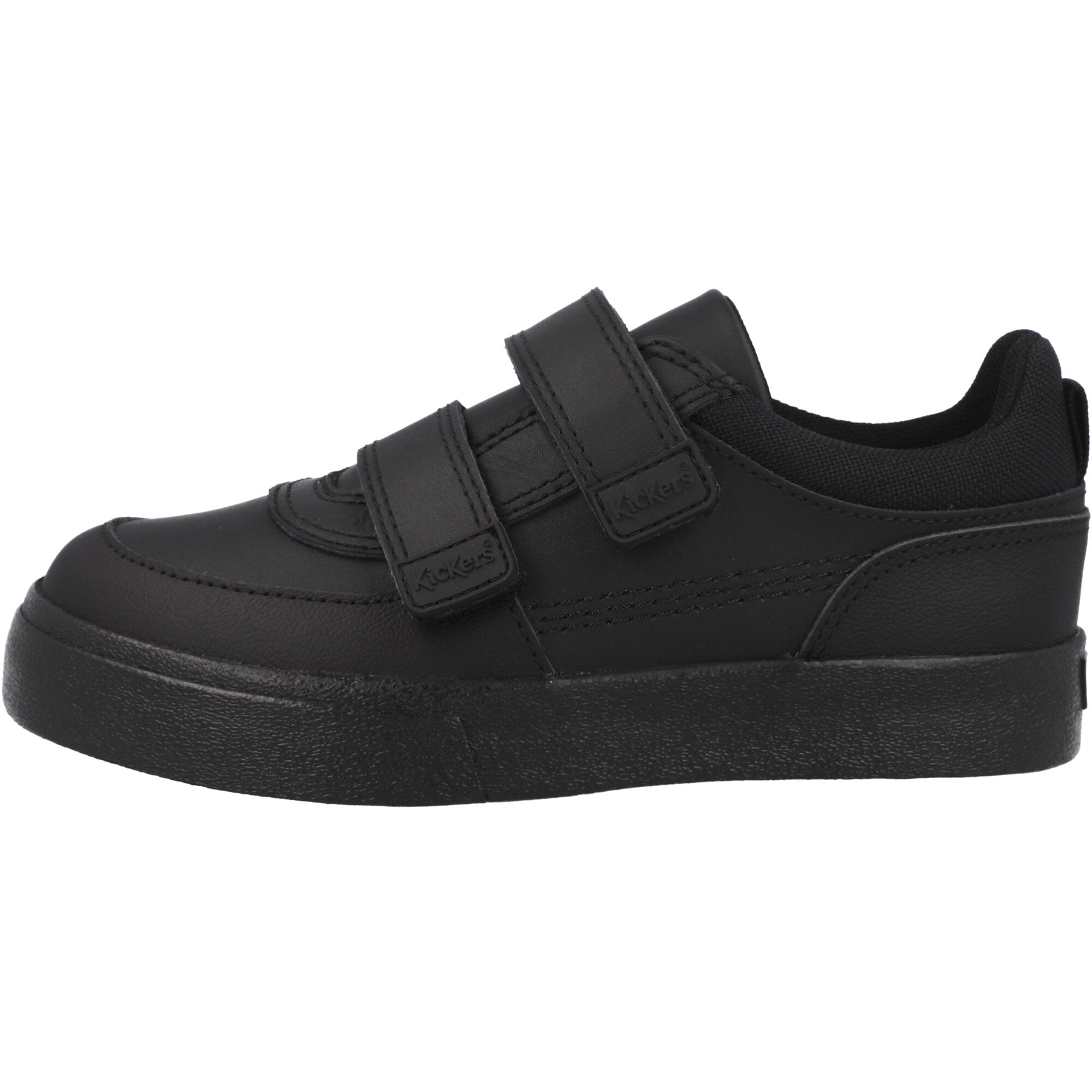 Kickers Tovni Scuff Lo Black School Shoes