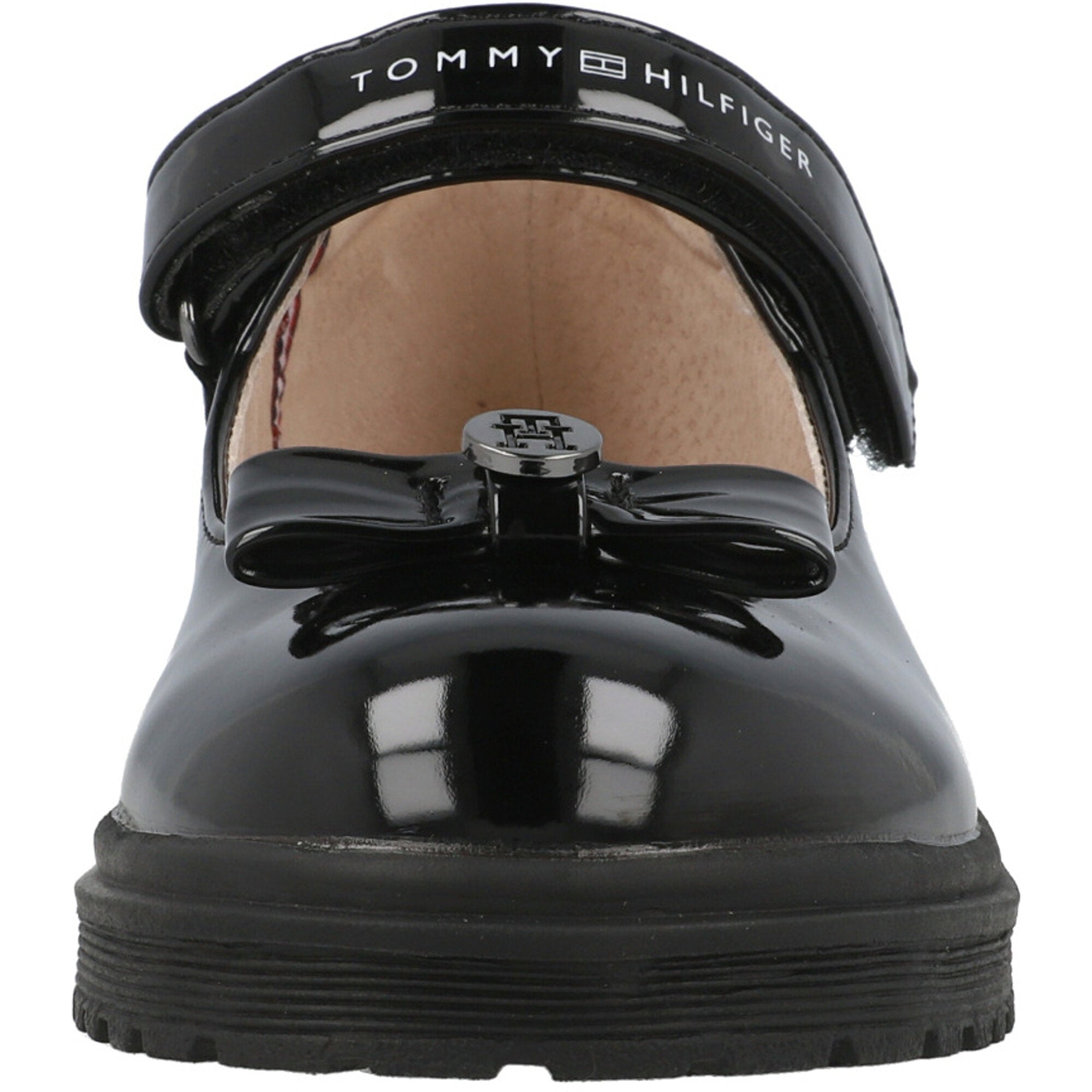 Tommy Hilfiger Black Leather Ballerinas