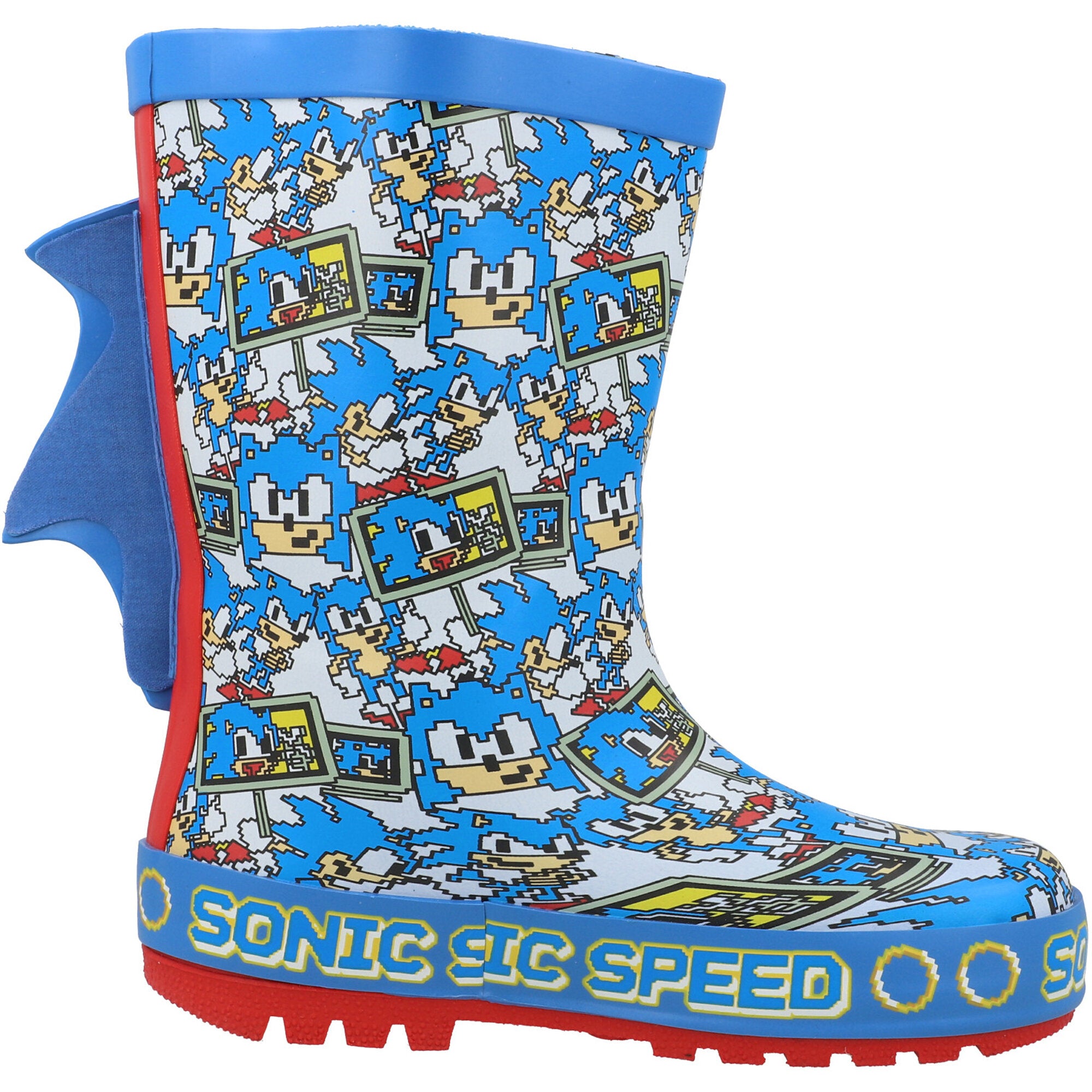 Sonic the Hedgehog Blue Wellington Boots