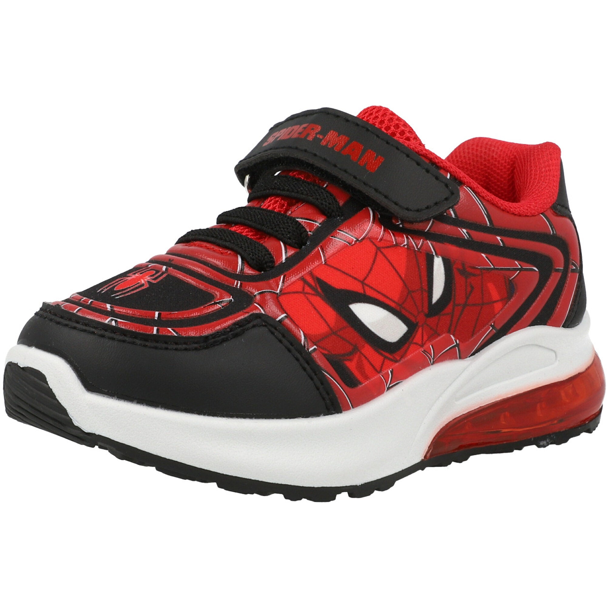 Spiderman Red Emboss Lights Trainers