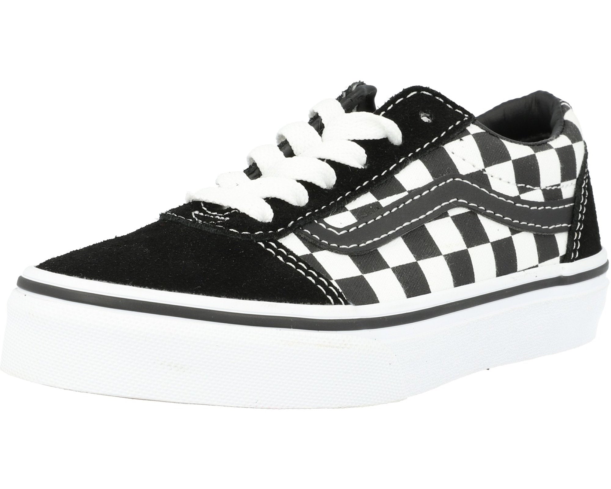 Vans YT Ward Black Checkered Trainers