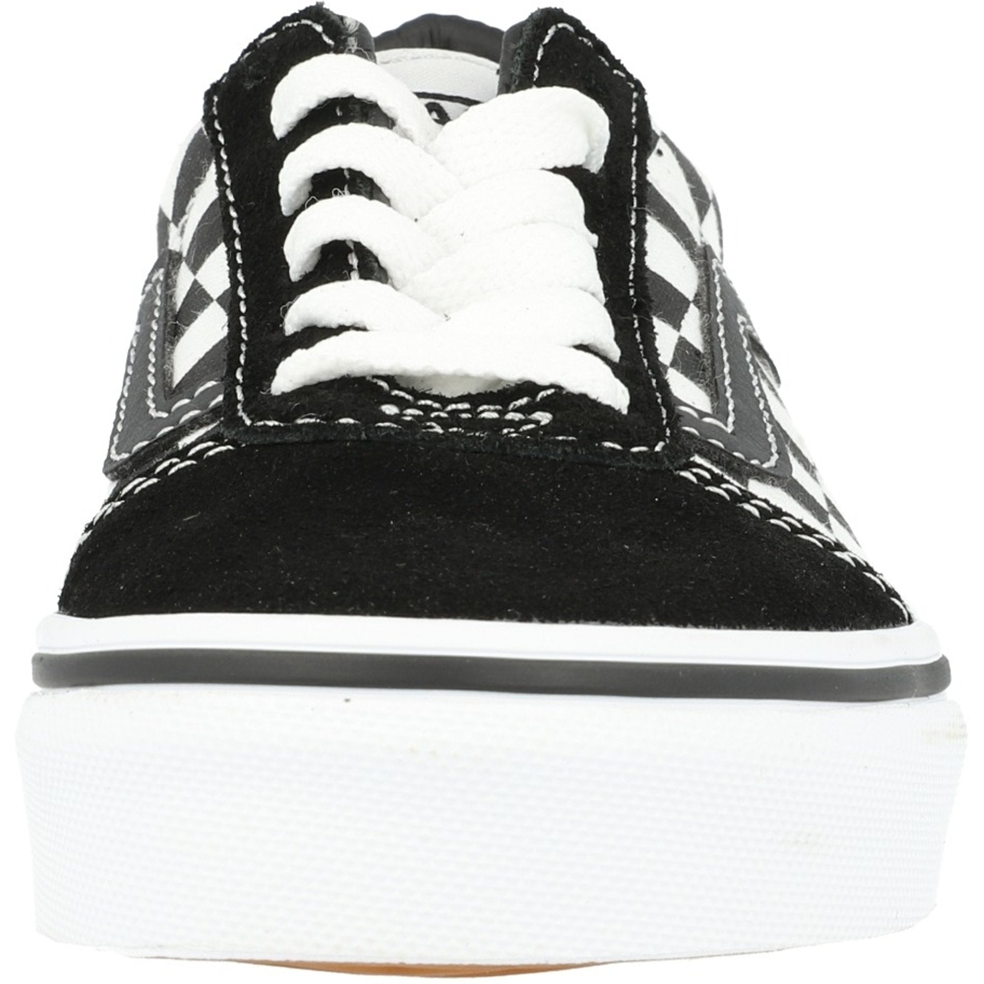 Vans YT Ward Black Checkered Trainers