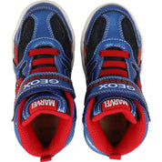 Geox Grayjay Navy Spider-Man Mid-Cut Trainers