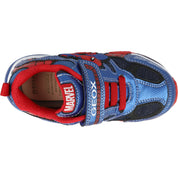 Geox Bayonyc Navy and Red Boys' Trainers