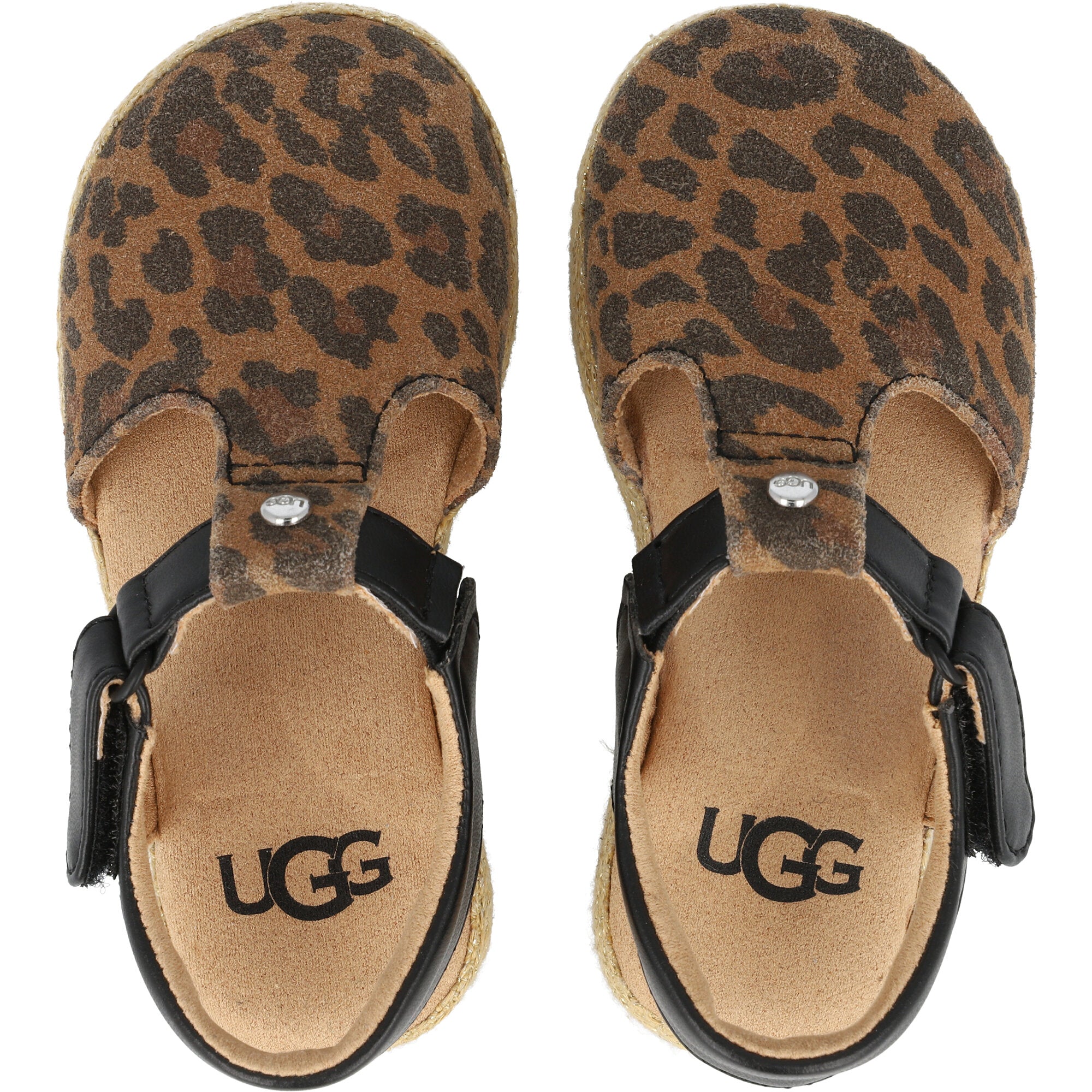 UGG Emmery Leopard Tan Sandals