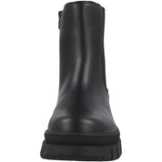 Tommy Hilfiger Black Faux Leather Ankle Boots