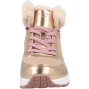 Skechers Uno Rose Gold Trainers