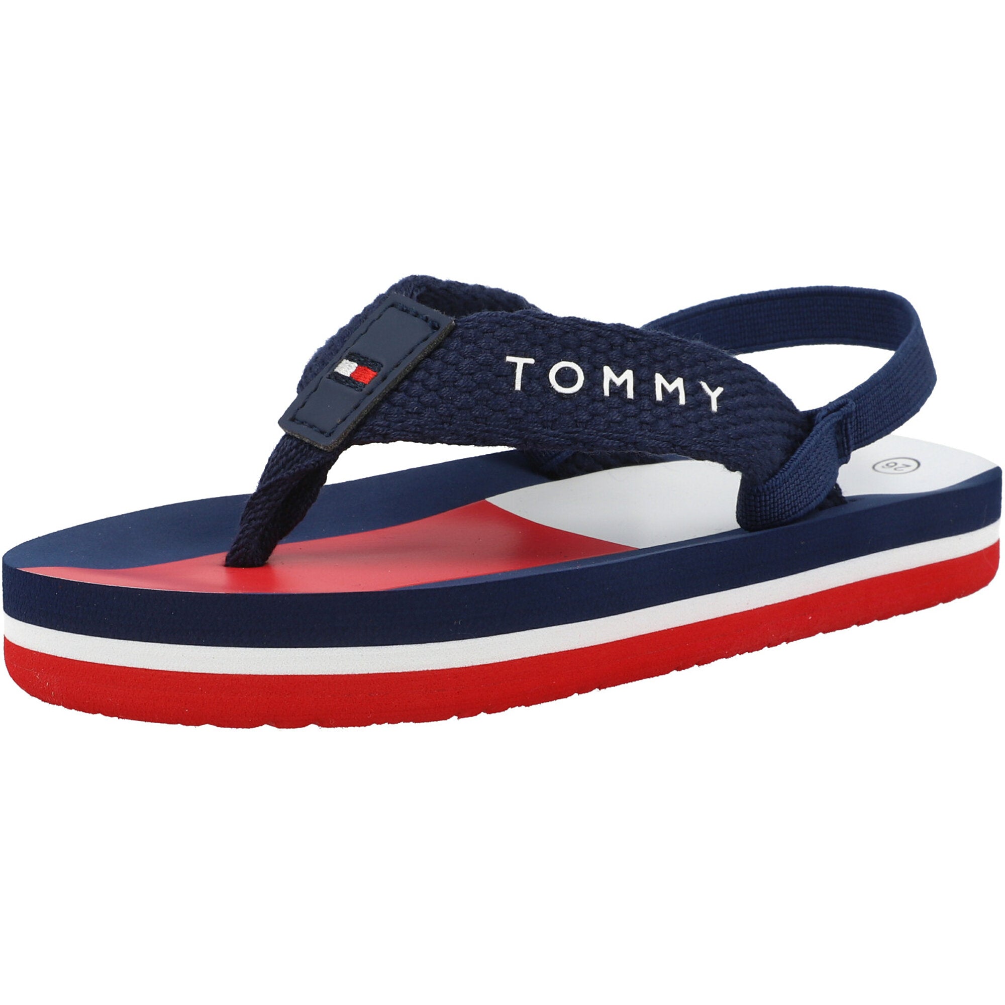 Tommy Hilfiger Blue Flag Flip Flops