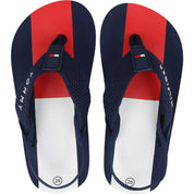 Tommy Hilfiger Blue Flag Flip Flops