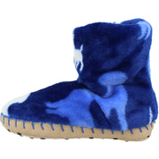 Hatley Silhouette Pups Blue Fleece Slippers