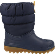 Crocs Kids Classic Neo Puff Navy Boots