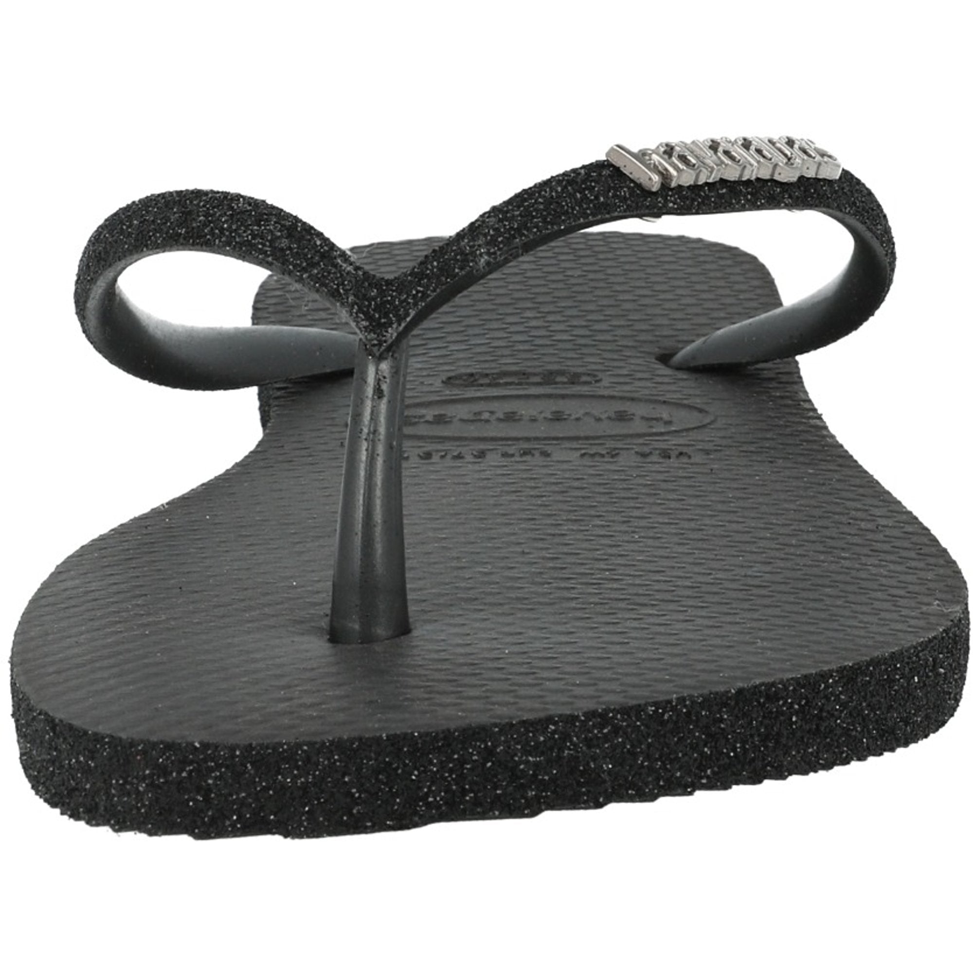 Havaianas Slim Sparkle Black Flip Flops