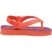 Havaianas Baby Logomania Salmon Sandals