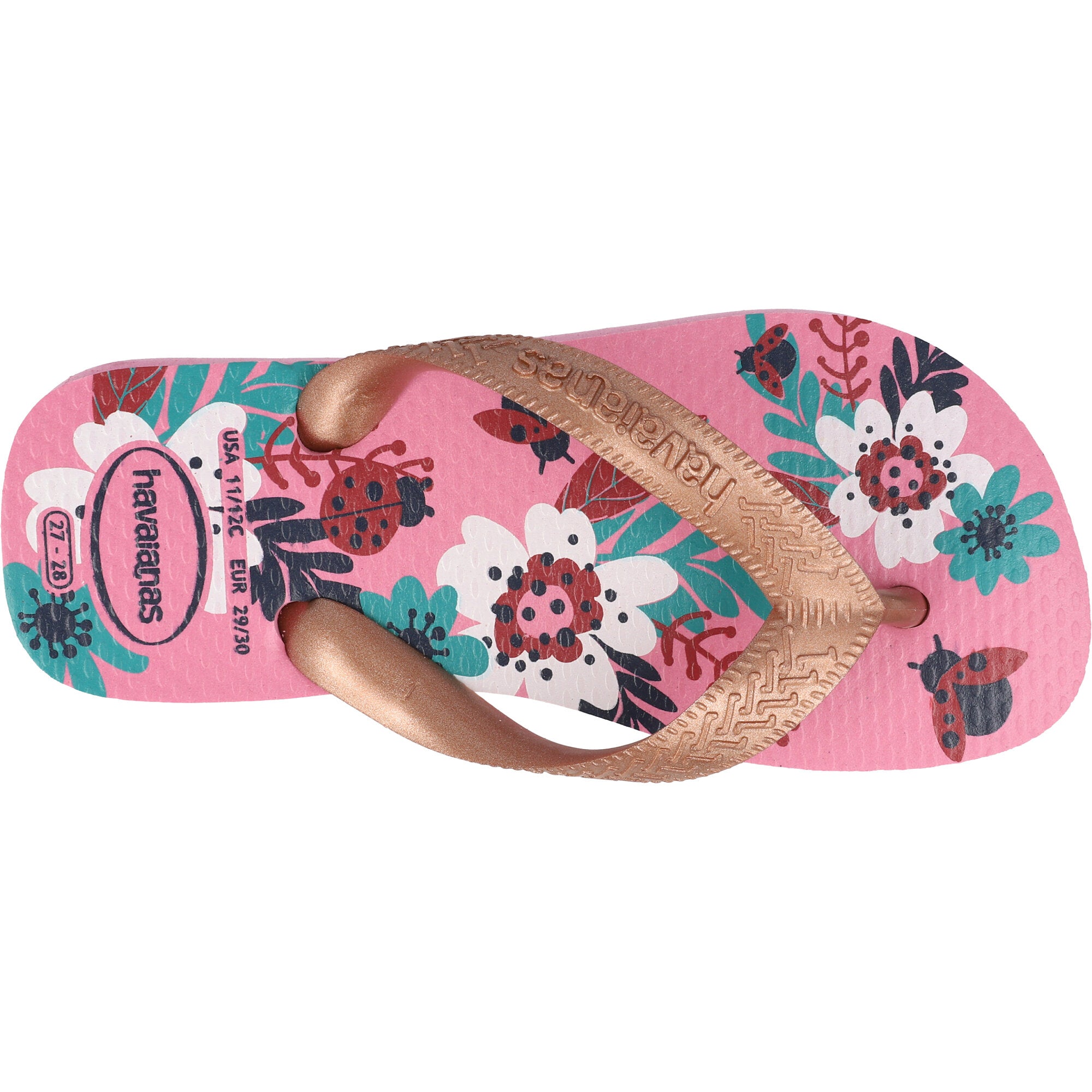 Havaianas Kids Flores Pink Flip-Flops