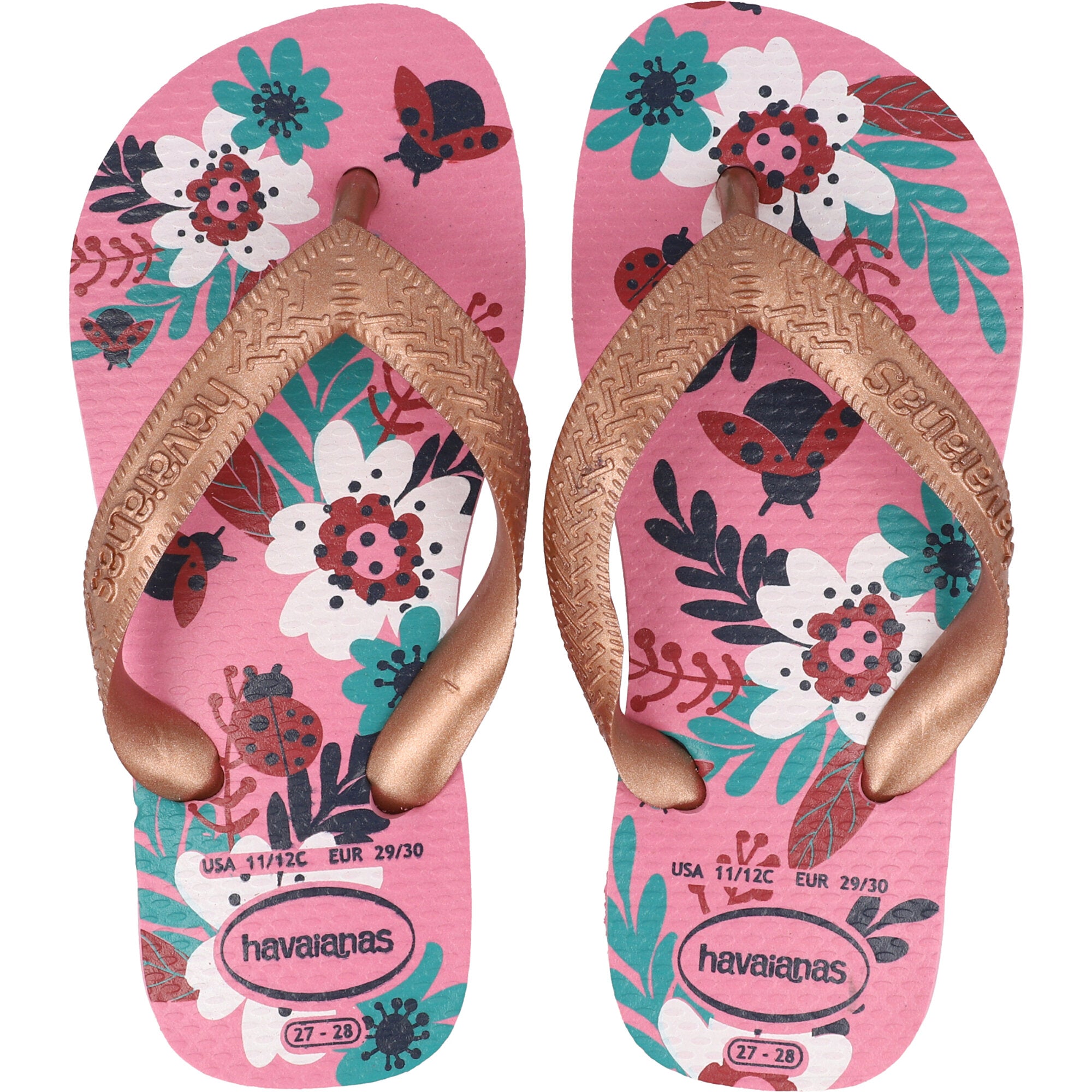 Havaianas Kids Flores Pink Flip-Flops