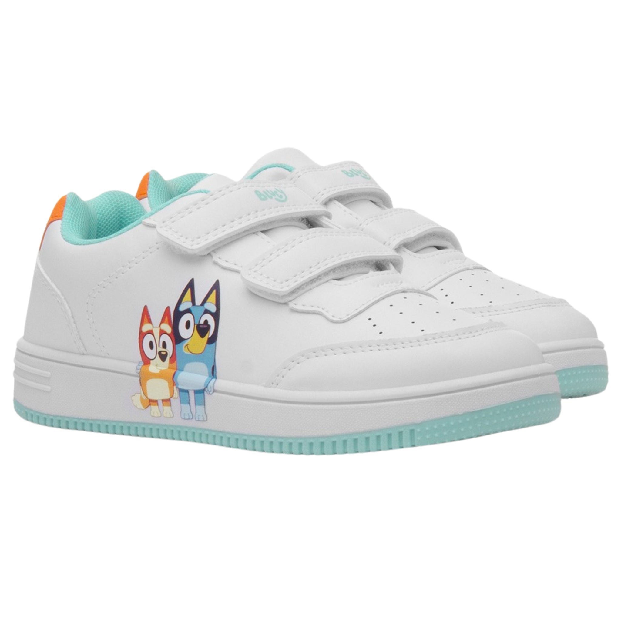 Bluey Trainers White/Blue GTI29151